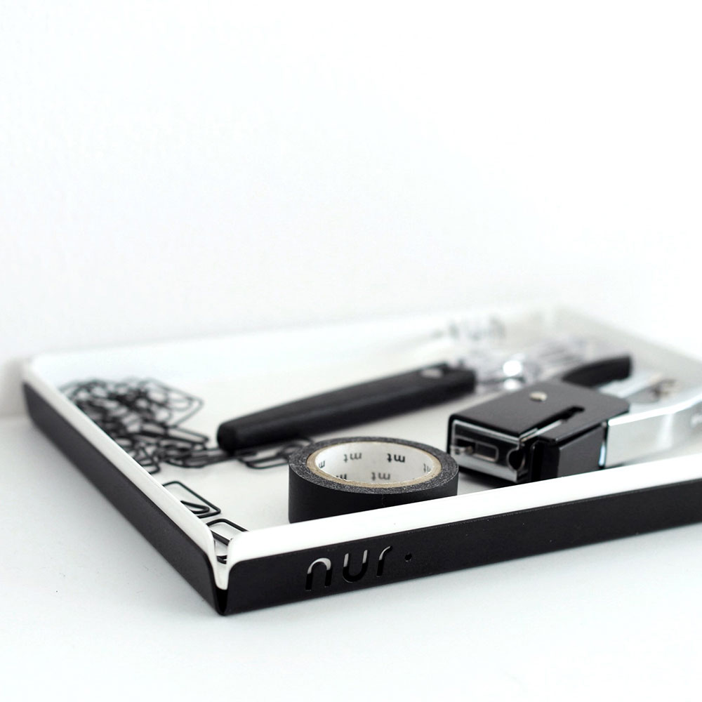 nur Tray, small, light grey*