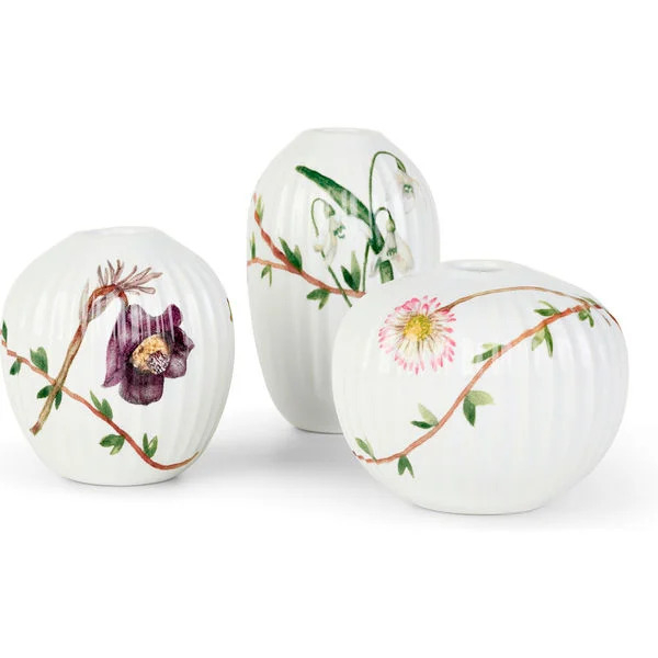 Kähler Hammershøi Spring Vase - 3 stk.