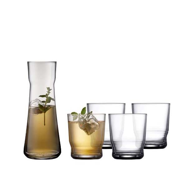 Lyngby Glas Lissabon Karaffelsæt 5 dele
