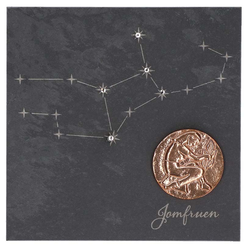 Kerstin Stark Jomfruen, 14,5 x 14,5 cm