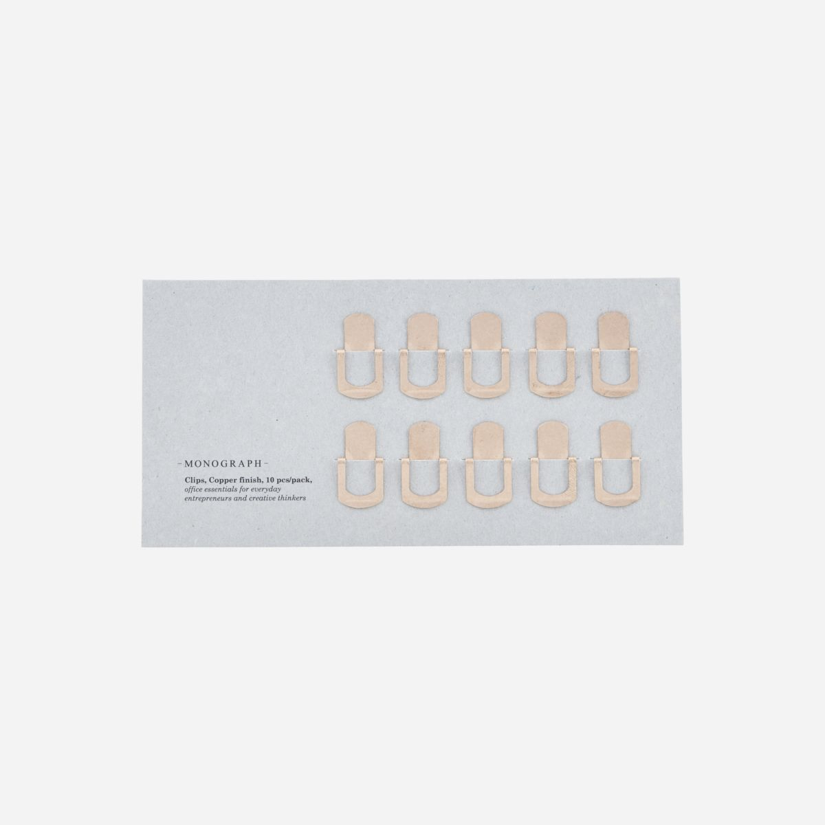 Organize Klips, kobber finish*