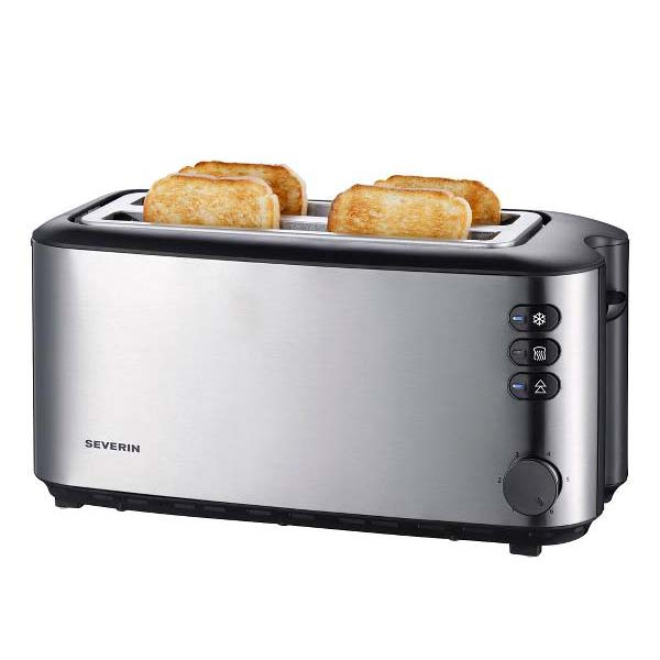 Severin Brødrister 1400 watt Sort/stål