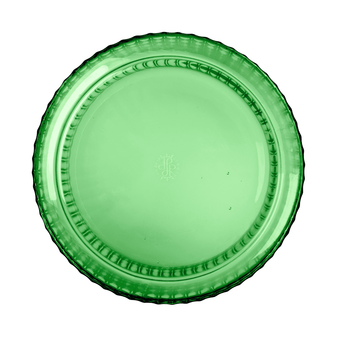Lyngby Vase H38 copenhagen green mundblæst glas