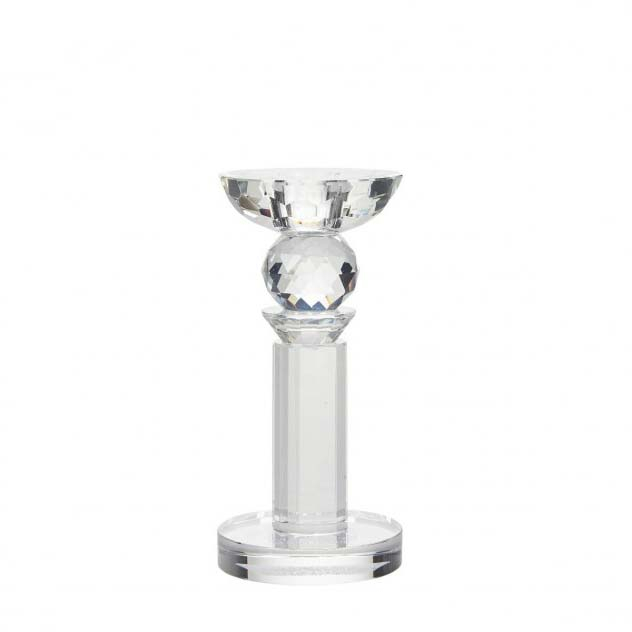 Margit Brandt Lysestage 16cm, krystal