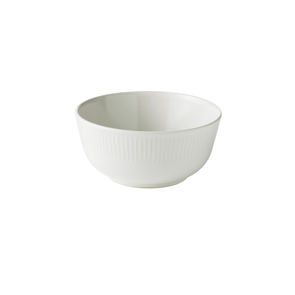 Groovy, skål, porcelæn, hvid, 1 stk., 14 cm