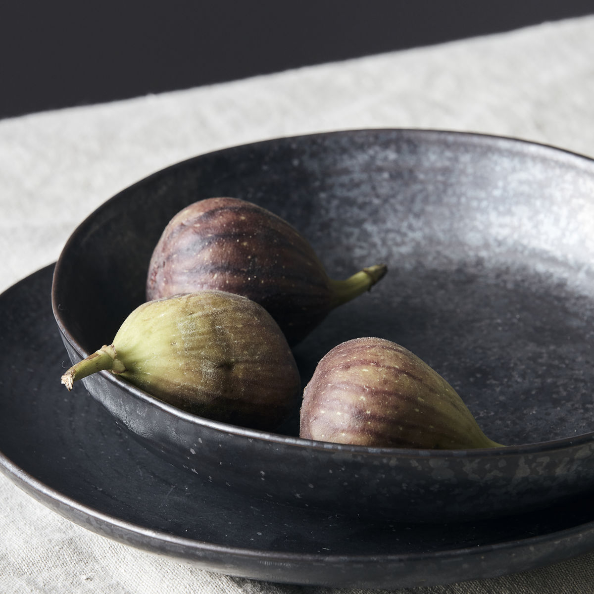 Pion skål, Sort/Brun, Ø 19 cm