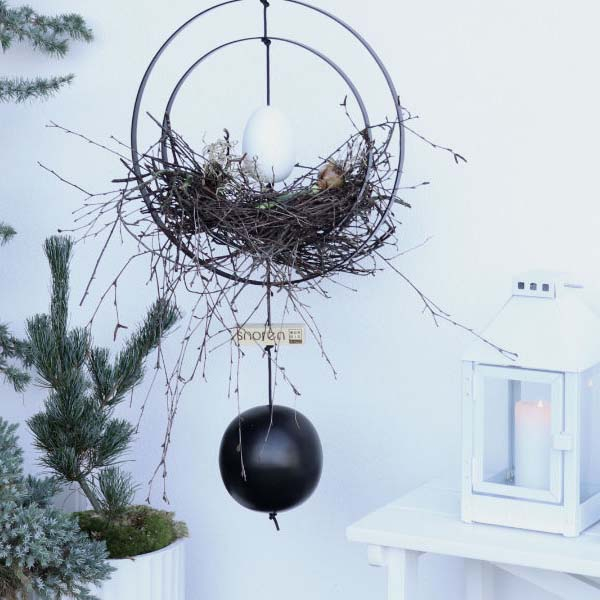 Jernkugle sort lakeret Ø18 cm 2. Sort