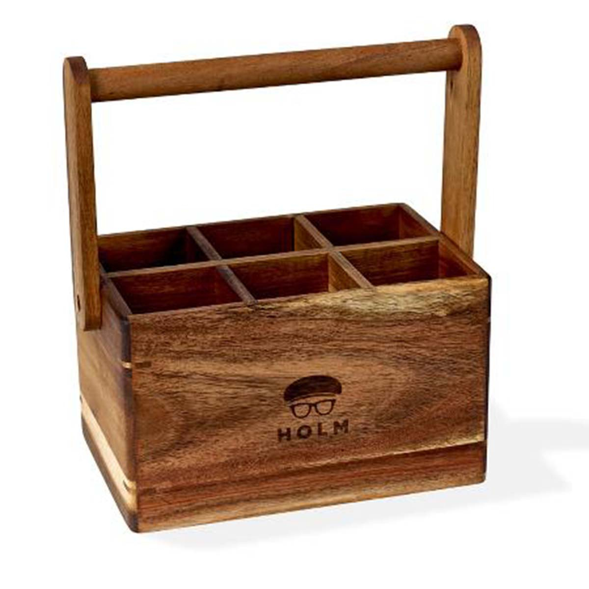 HOLM Holder 6 rum 24,8 x 14,2 x 22,6 cm Akacietræ