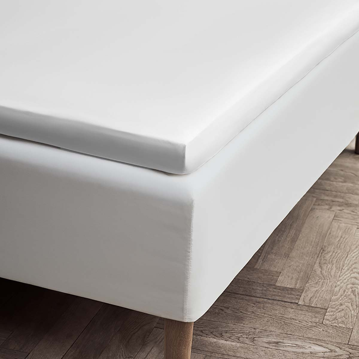 Percale Kuvertlagen hvid 180x200 cm