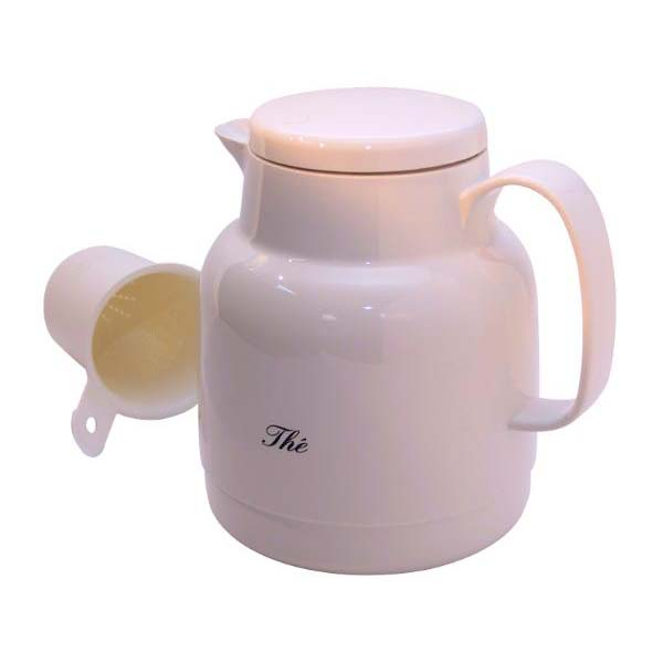 Helios Termokande 1 liter thé Hvid