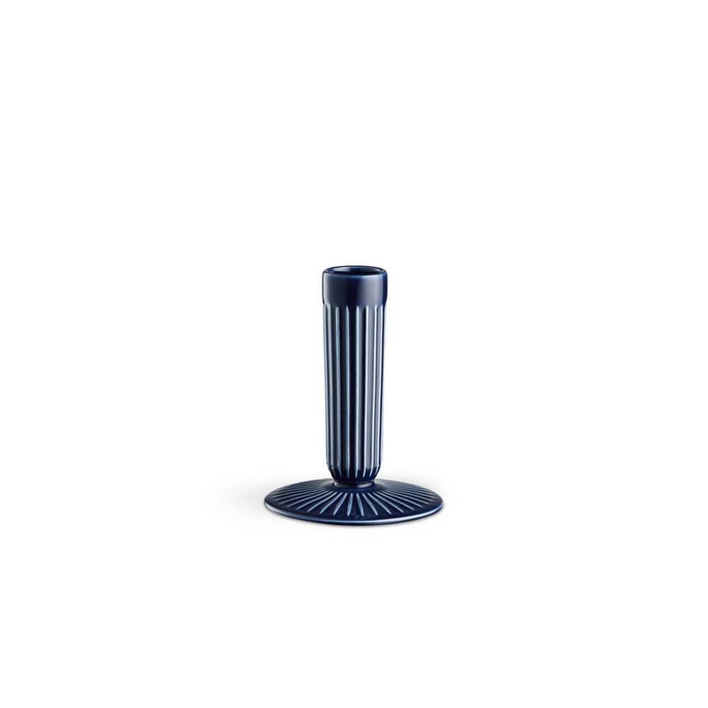 Hammershøi lysestage, 12 cm, Indigo