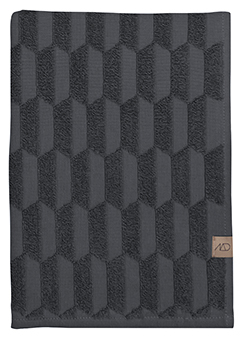 GEO Badehåndklæde, 70 x 133 cm, anthracite