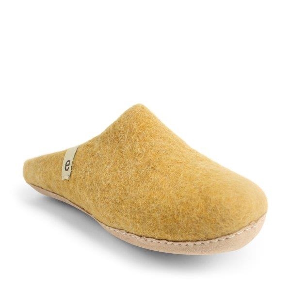 EGOS Slip On Simple, Mustard - størrelse 43